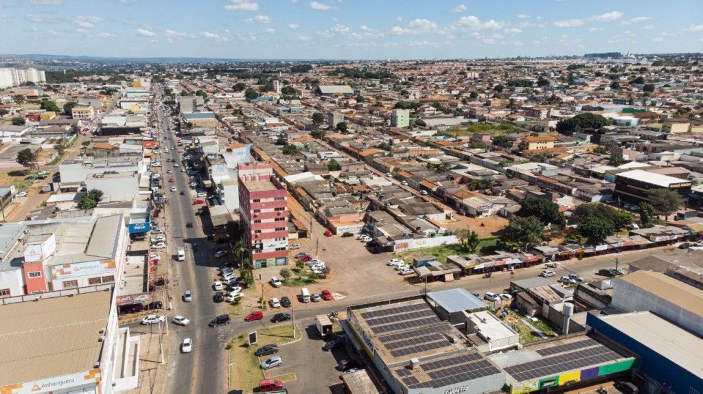 Vista de Valparaíso de Goiás