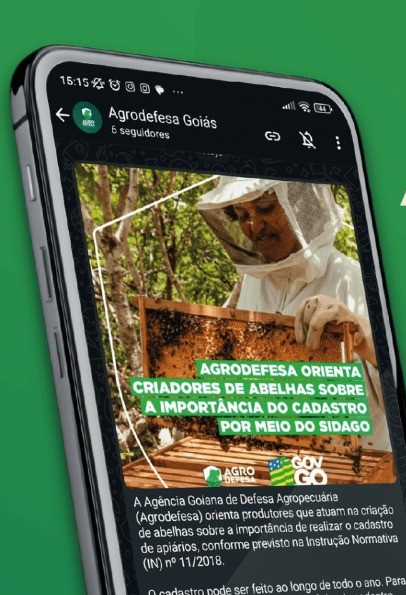 Agrodefesa lança canal no oficial no WhatsApp
