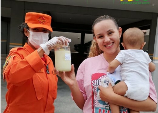 BOMBEIRAS BUSCAM DOAÇÃO DE LEITE MATERNO