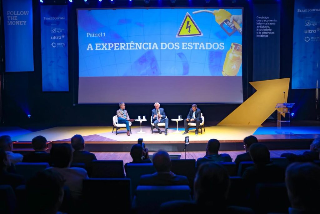 Caiado em evento sibre segurança em SP