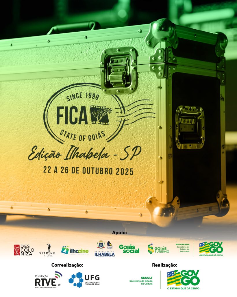 Arte que mostra Fica desembracando em Ilhabela