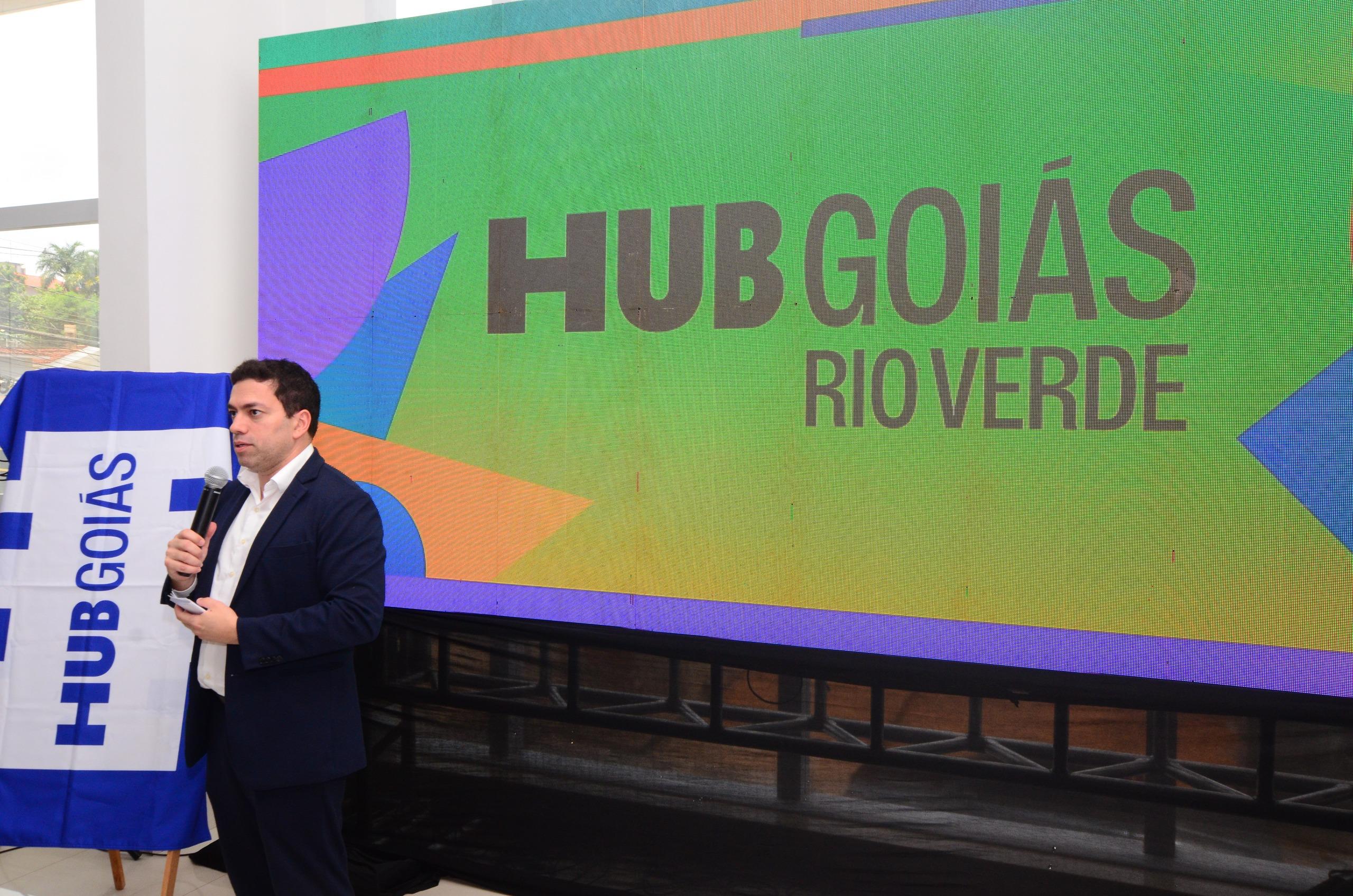 Hub Goiás Rio Verde cerimônia de inauguração