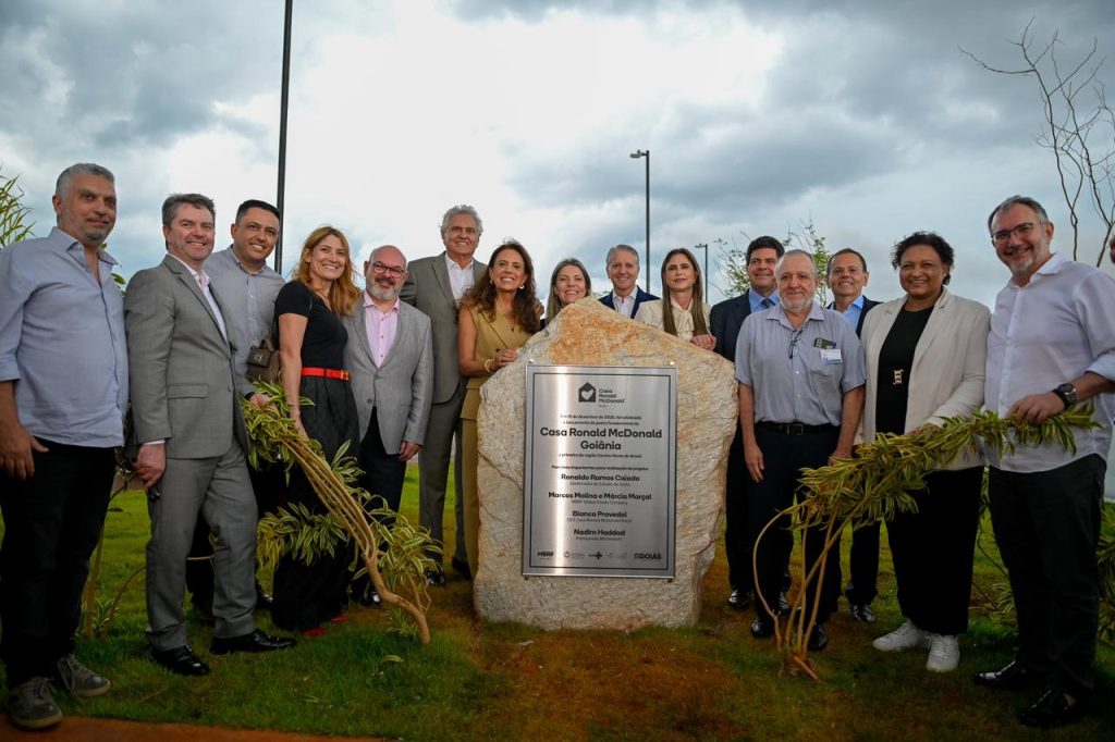 Lançamento da pedra fundamental da Casa Ronald McDonald