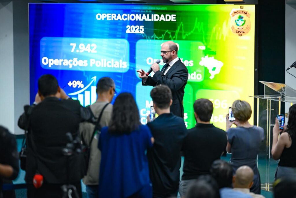 Polícia Civil de Goiás realiza quase 8 mil operações em 2025 
