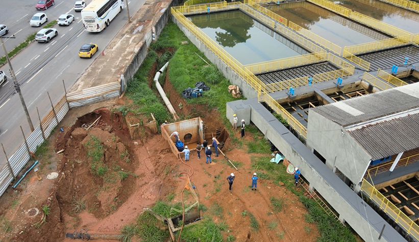 interligação de adutoras da Saneago