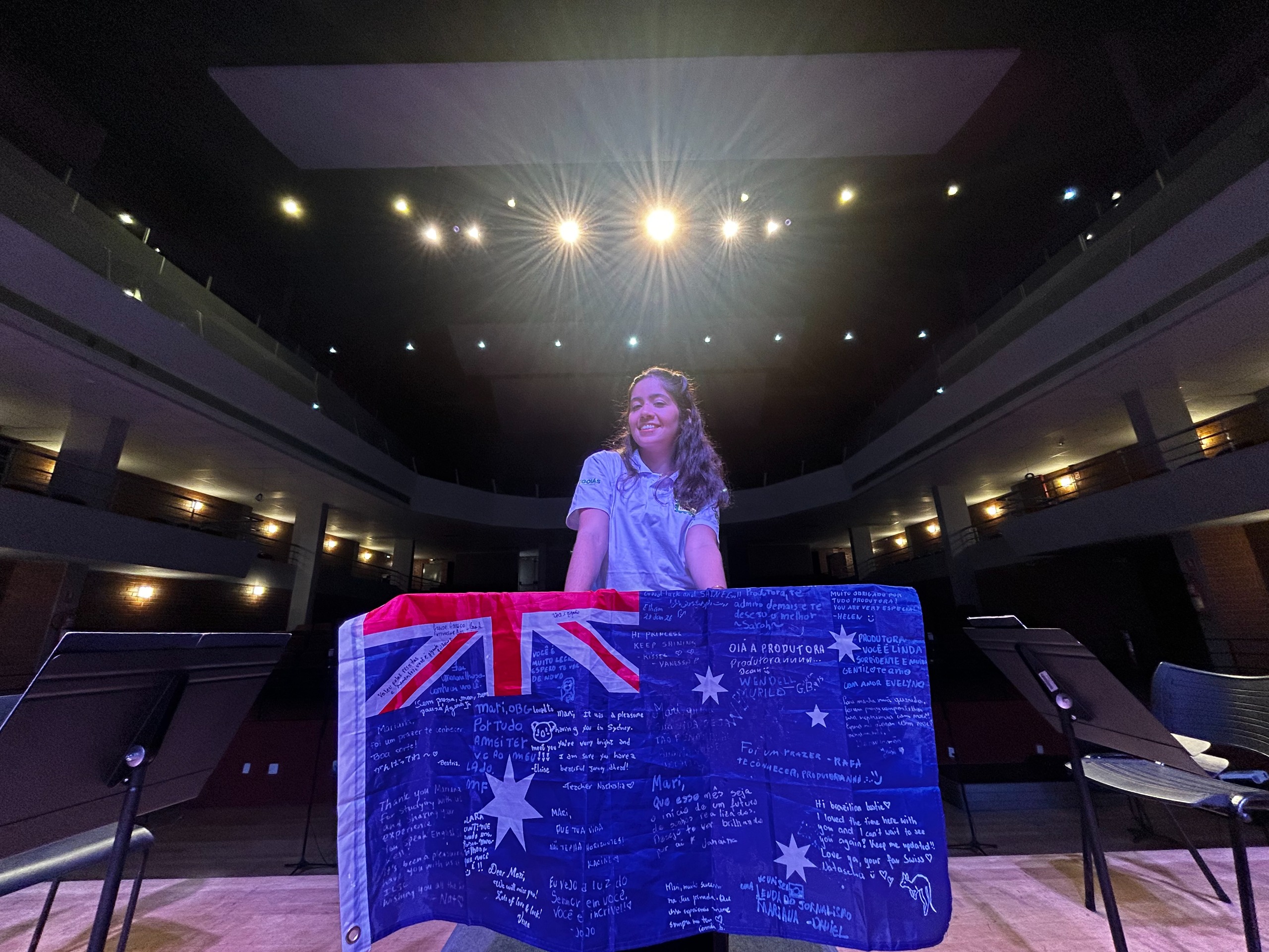 aluna Mariana - intercâmbio na Austrália - Goiás Pelo Mundo