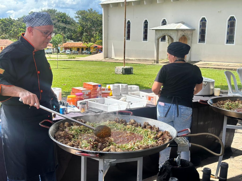 Comida no Festival de Tordesilhas