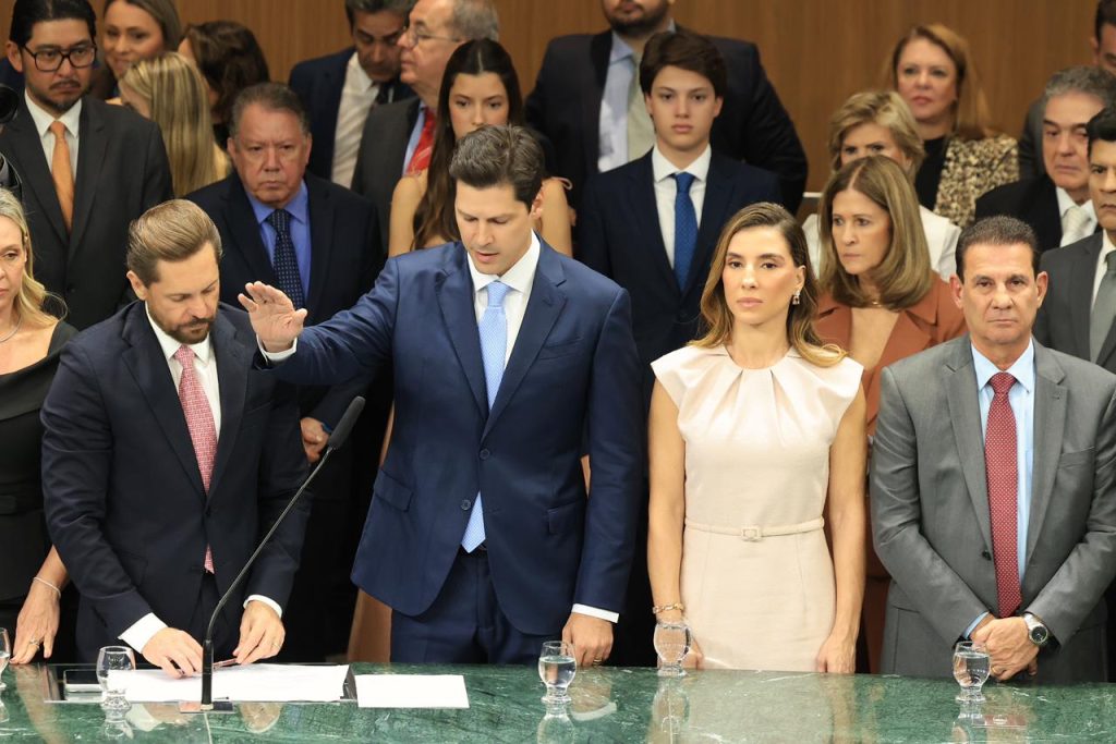 Posse de Daniel Vilela (Foto: Secom)