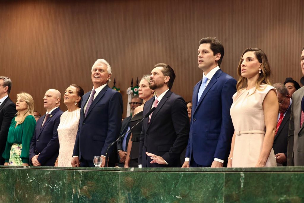 Posse de Daniel Vilela (Foto: Secom)