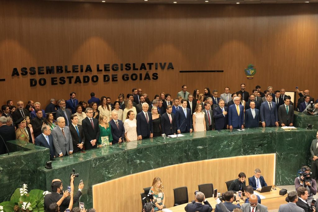 Posse de Daniel Vilela (Foto: Secom)