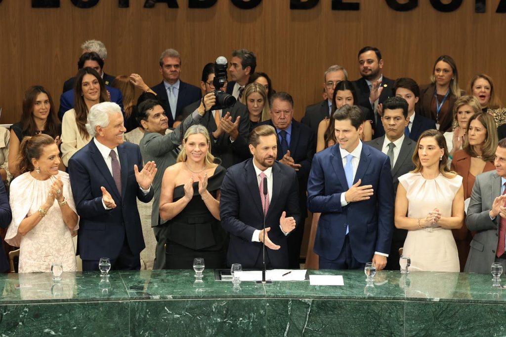 Posse de Daniel Vilela (Foto: Secom)