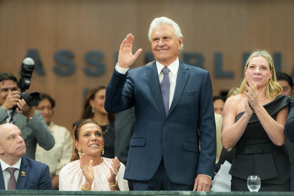 Posse de Daniel Vilela (Foto: Secom)