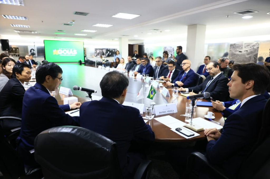 Reunião de Daniel Vilela e comitiva do Japão sobre minerais críticos