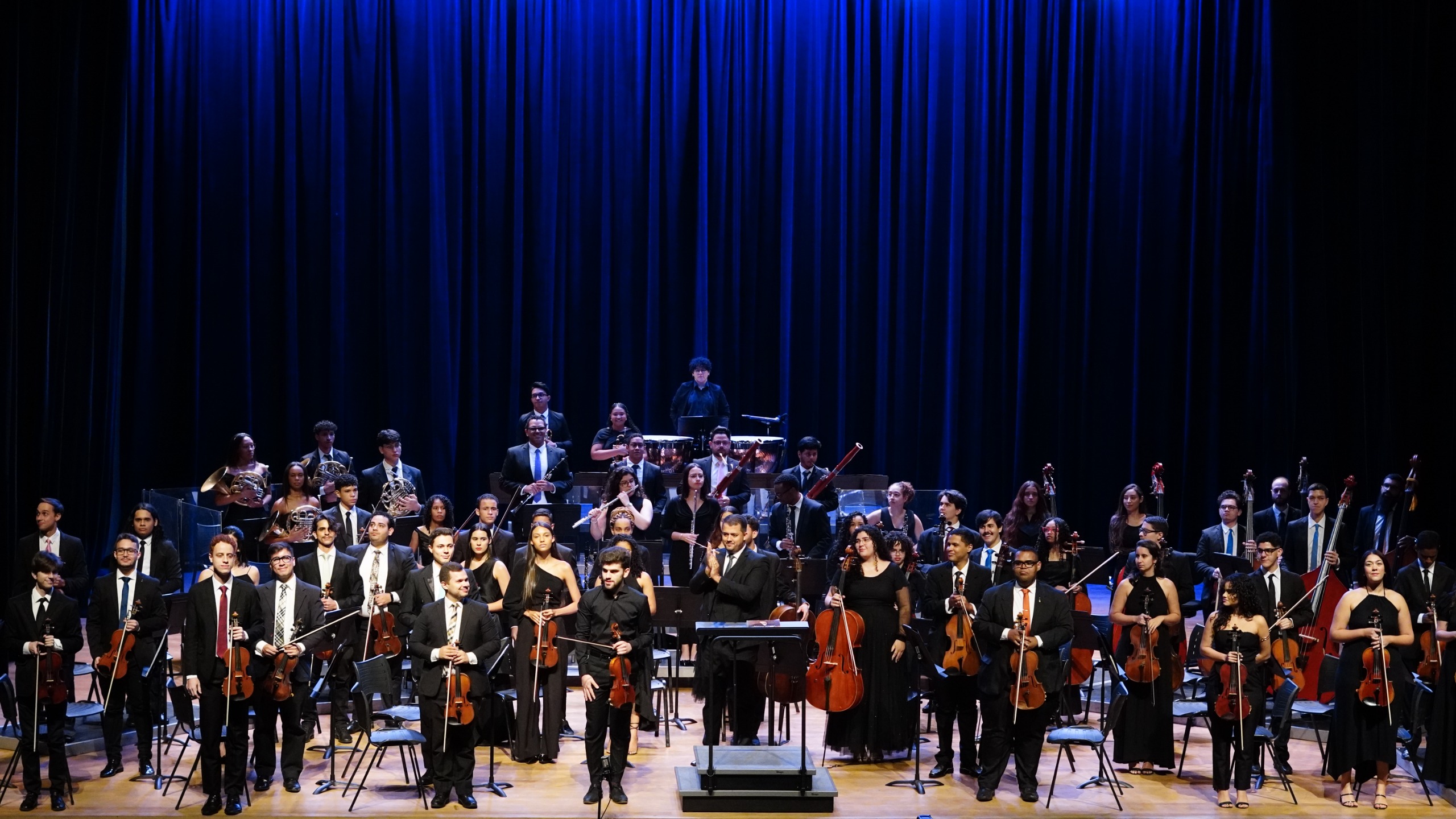 Apresentação gratuita nesta sexta-feira (10/04) reúne jovens músicos goianos e alemães, com repertório de Beethoven e Villa-Lobos (Fotos: Cinthia Oliveira/ Stephan Röhl)