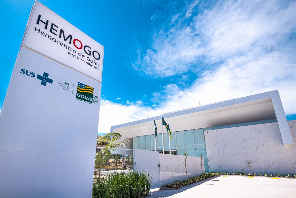 Fachada da Rede Hemo