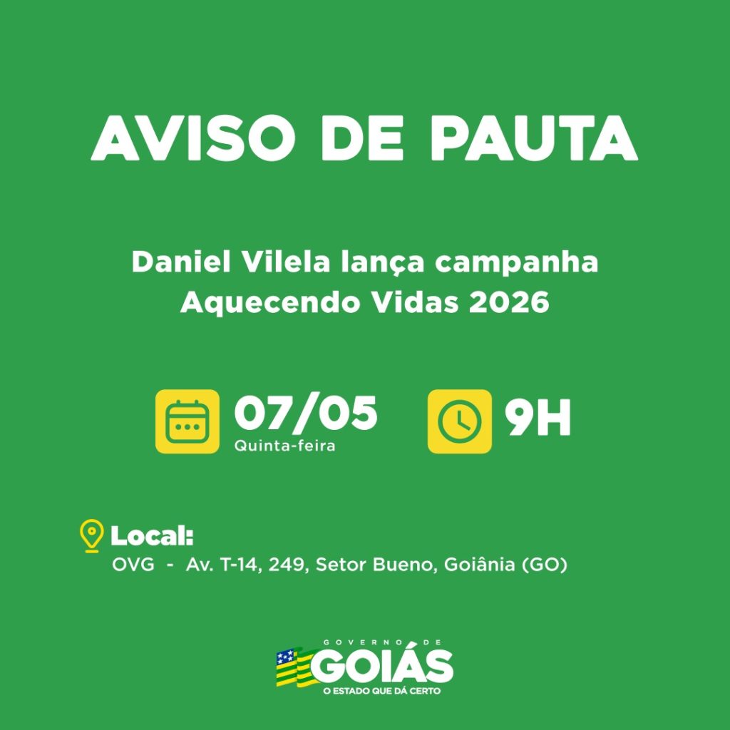 Agenda do governador para quinta-feira