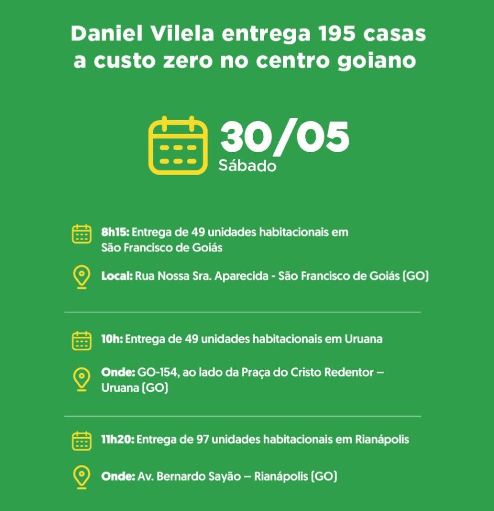 Agenda do governador para sábado