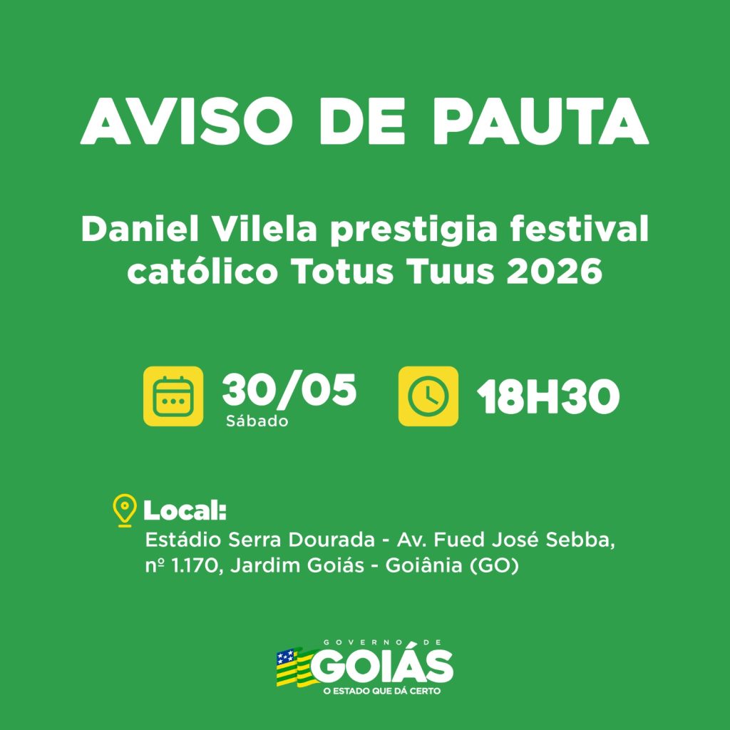 Agenda do governador para sábado