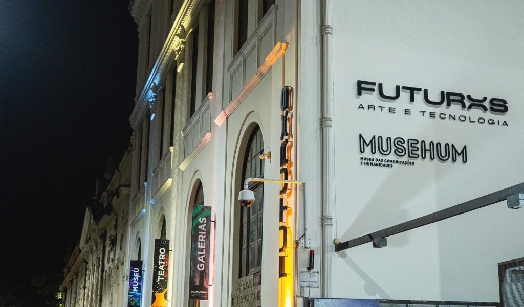 Fachada do Centro Cultural Futuros – Arte e Tecnologia