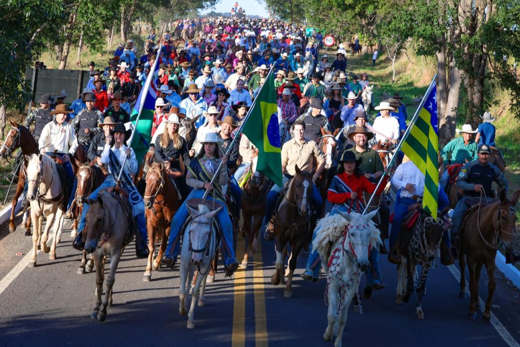 Daniel Vilela na Cavalgada de Córrego de Ouro