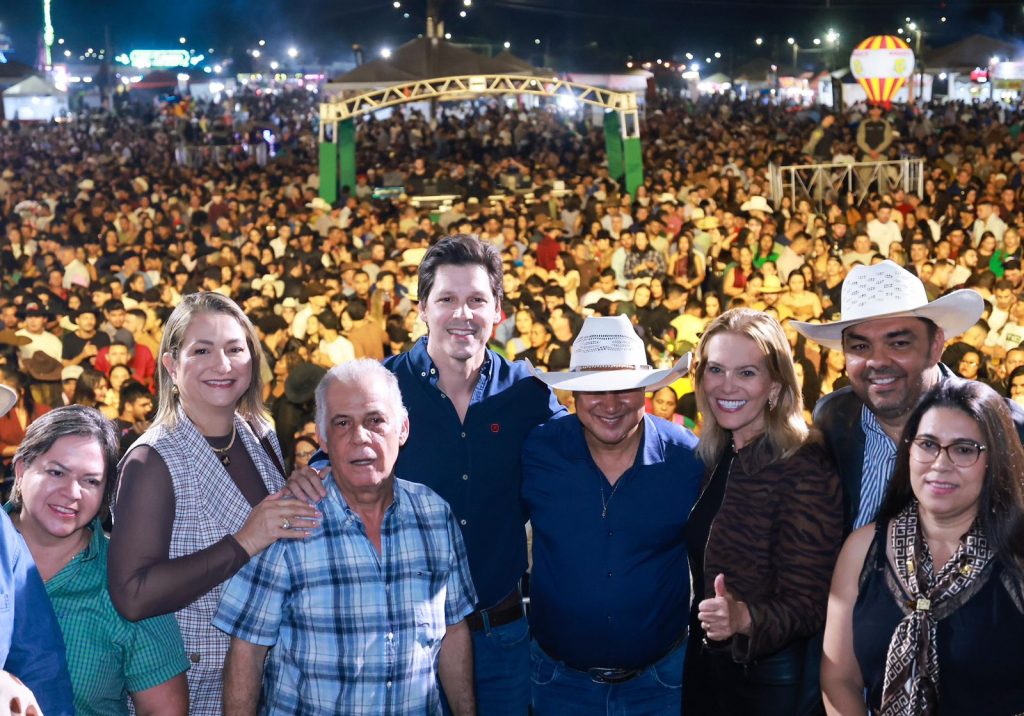 Daniel Vilela no aniversário de Minaçu