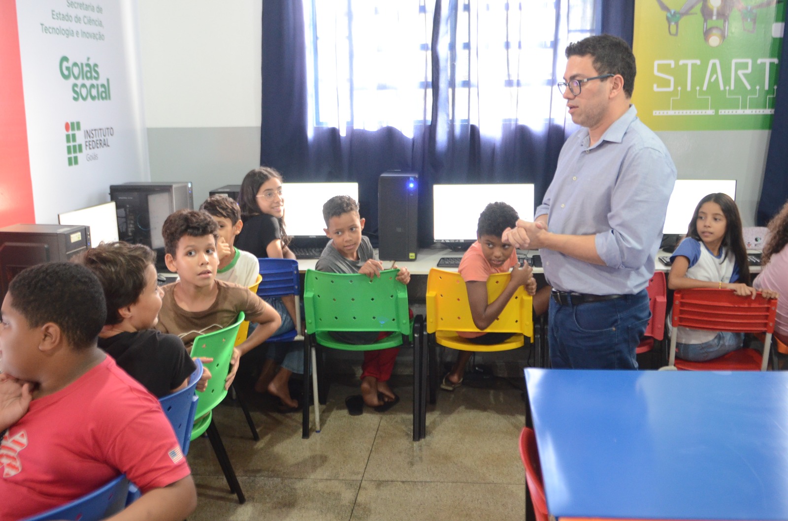 Inscrições para curso gratuito de robótica para estudantes da rede pública em 21 municípios goianos vão até 31 de maio (Fotos: André Bianchi)