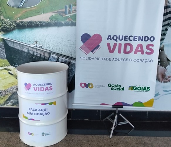Sede da Saneago é ponto de arrecadação da Campanha Aquecendo Vidas 2026