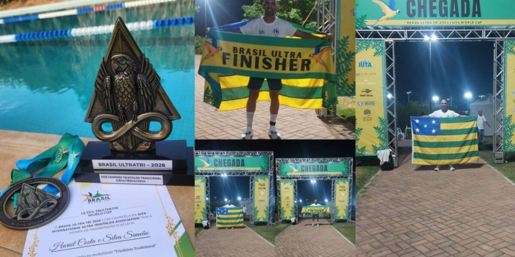 Vencedor de ultra triathlon