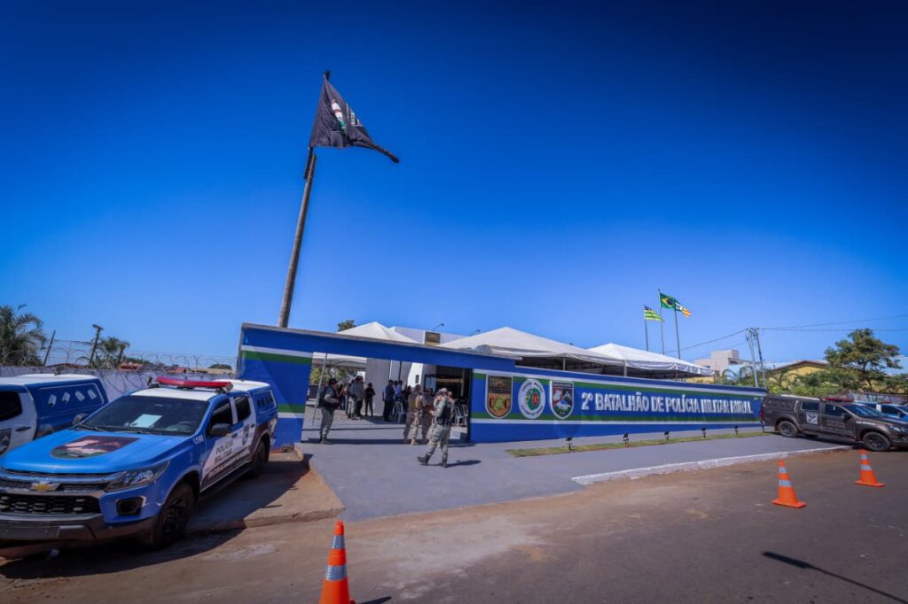 Fachada do 2º BPMRURAL em Uruaçu
