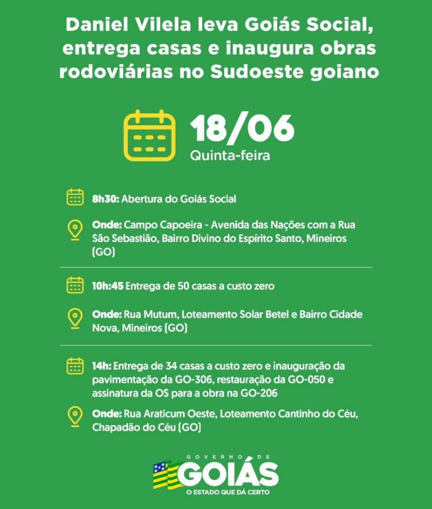 Agenda Governador Daniel Vilela
