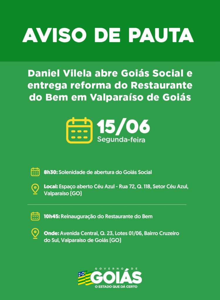 Agenda do governador