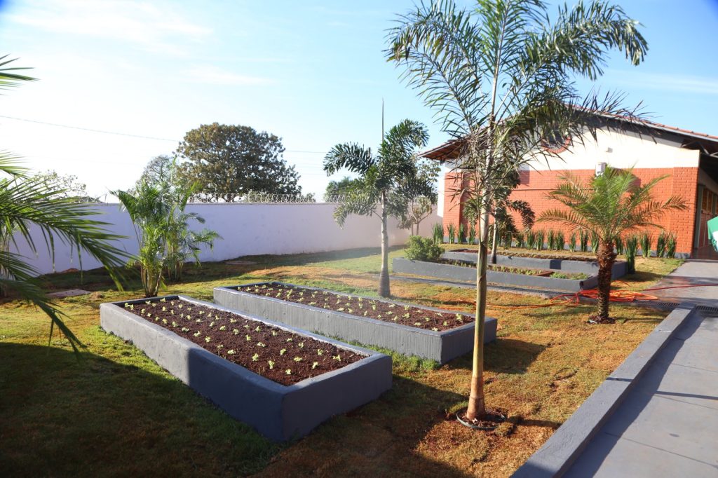 Projetos arquitetônicos das escolas agora priorizam a ampliação de áreas permeáveis e a arborização, promovendo conforto térmico natural