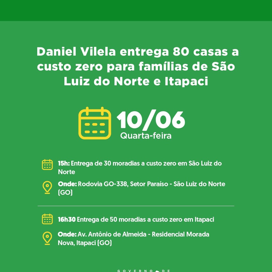 Agenda do governador para tarde de quarta-feira