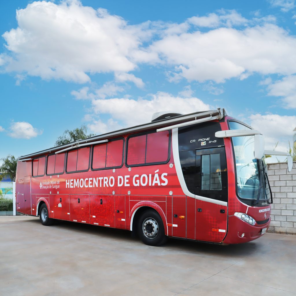 Unidade móvel do Hemocentro