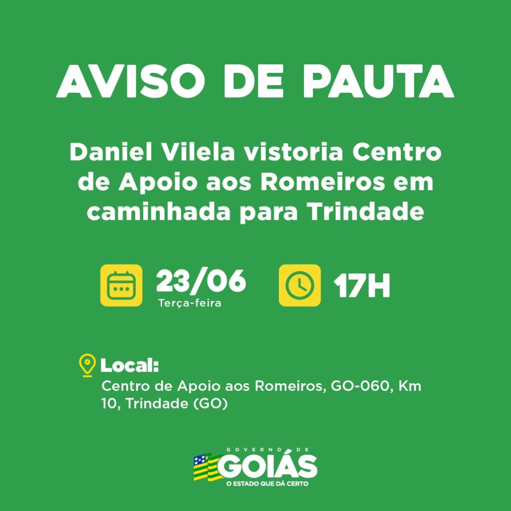 agenda do governador 23/06