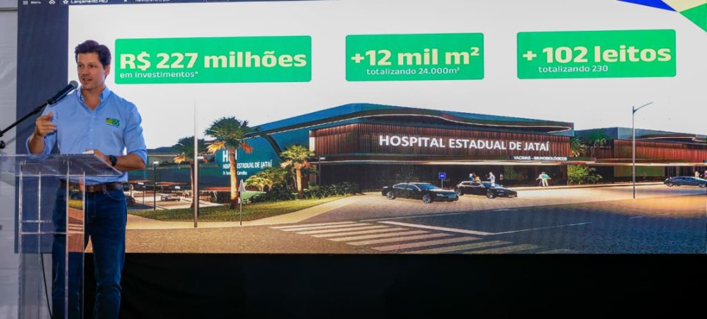 Anúncio da expansão do Hospital de Jataí