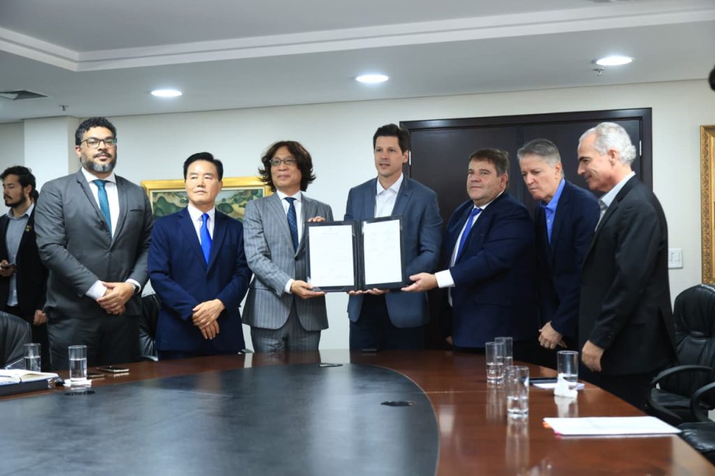 Assinatura de Memorando de Entendimento formalizou parceria entre o Governo de Goiás e a empresa sul-coreana K-Tech