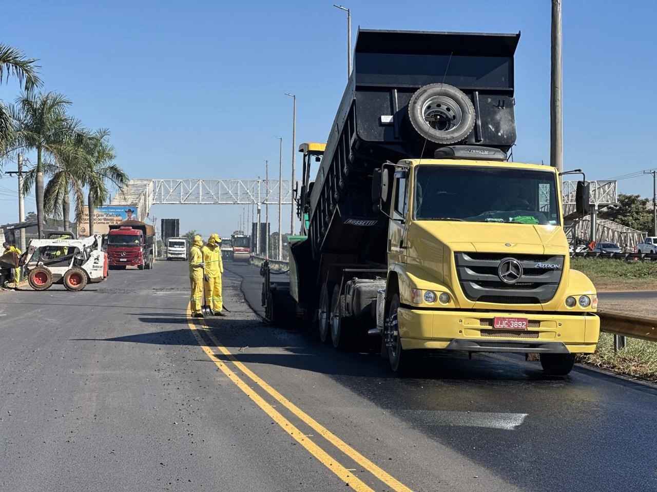 Obras na Região Metropolitana de Goiânia alteram tráfego em rodovias estaduais - obras de restauração da GO-060