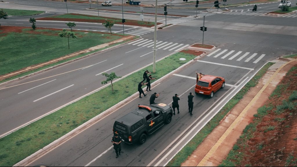 Policia para veiculo roubado