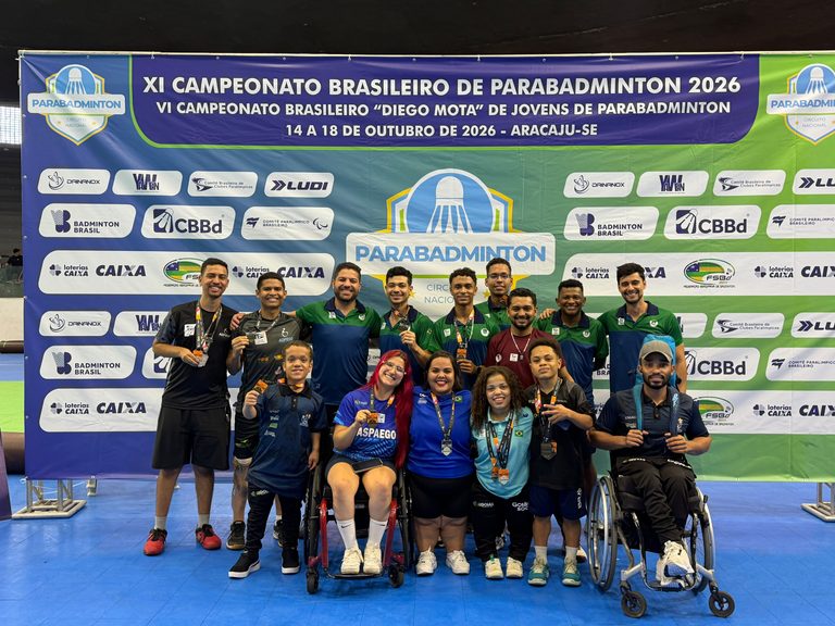 equipe goiana de Parabadminton